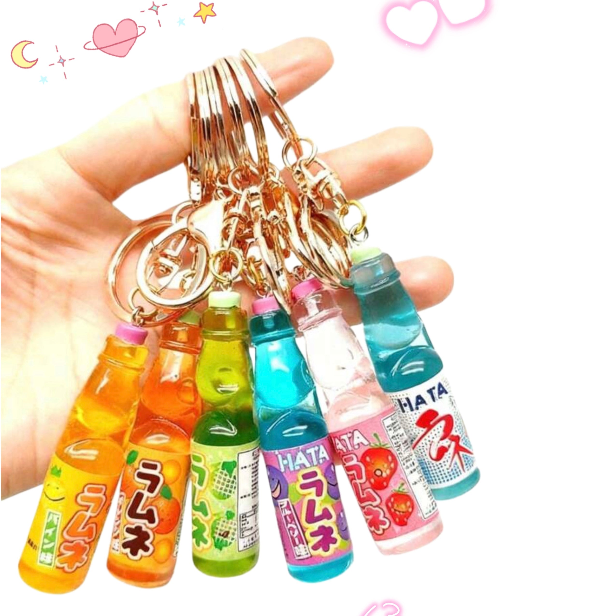 Mini Food Keychains (Random Set of 3)