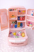 Miniature Fridge + 20 Mini Foods