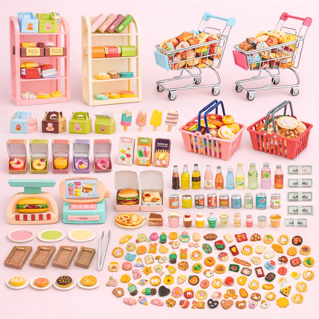 Miniature Kitchen Set (180+ pieces)