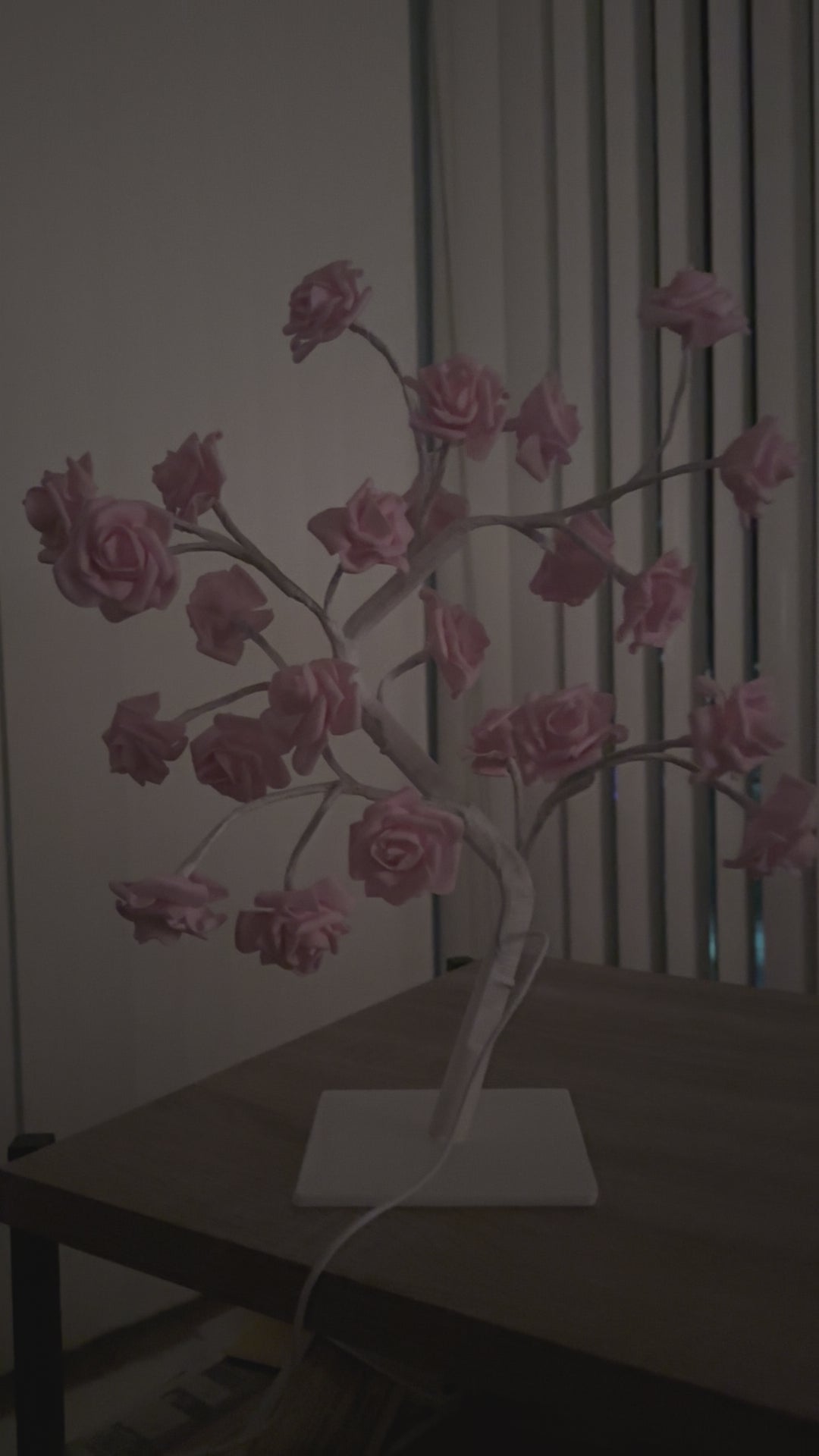 Pink Rose Lamp